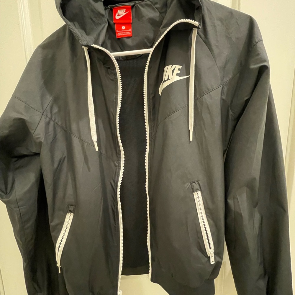 Nike Women's Black Hooded Jacket